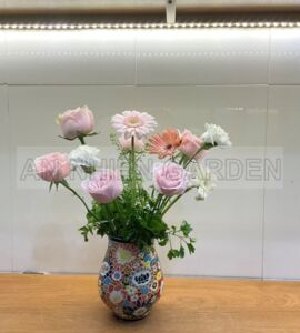 Bình Gốm Giọt Nước | Họa Tiết Bách Hoa Nhí